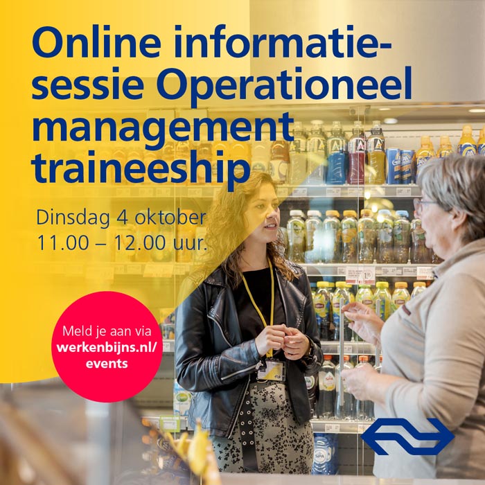 NS Online Informatiesessie Operationeel Management Traineeship 4 oktober 2022